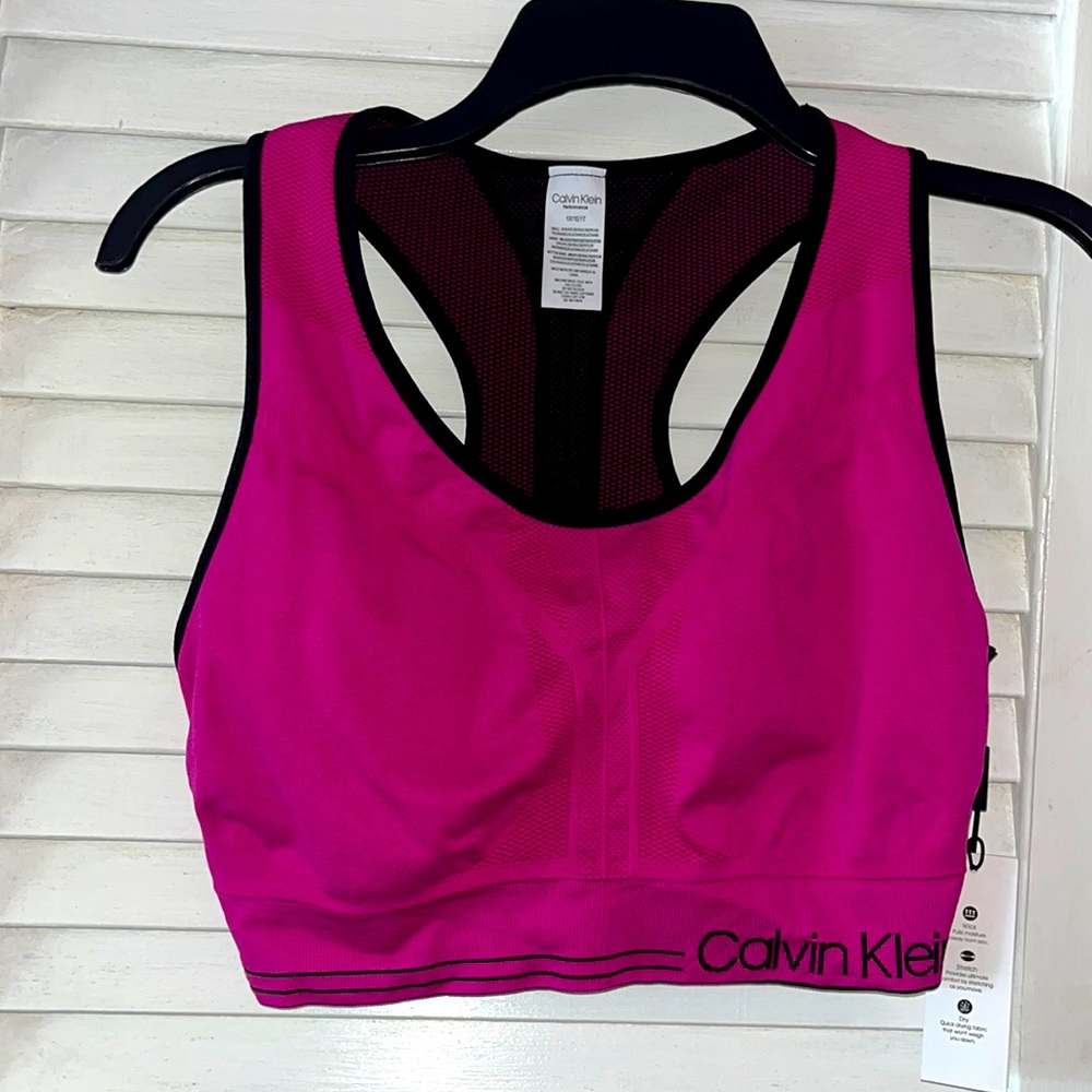 NWT- Calvin Klein Reversal Performance Sport Bra